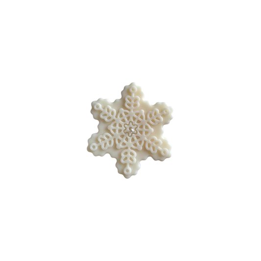 Schneeflocken Kerze