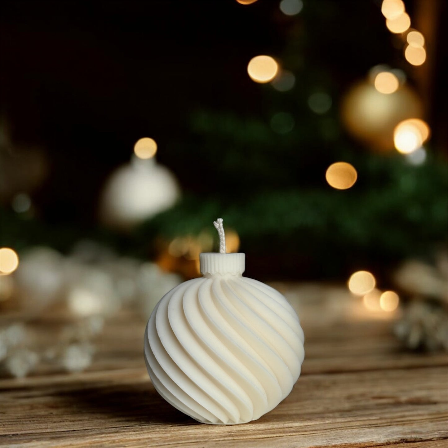 Christbaumkugel Kerze