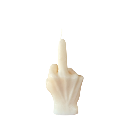 Mittelfinger Kerze